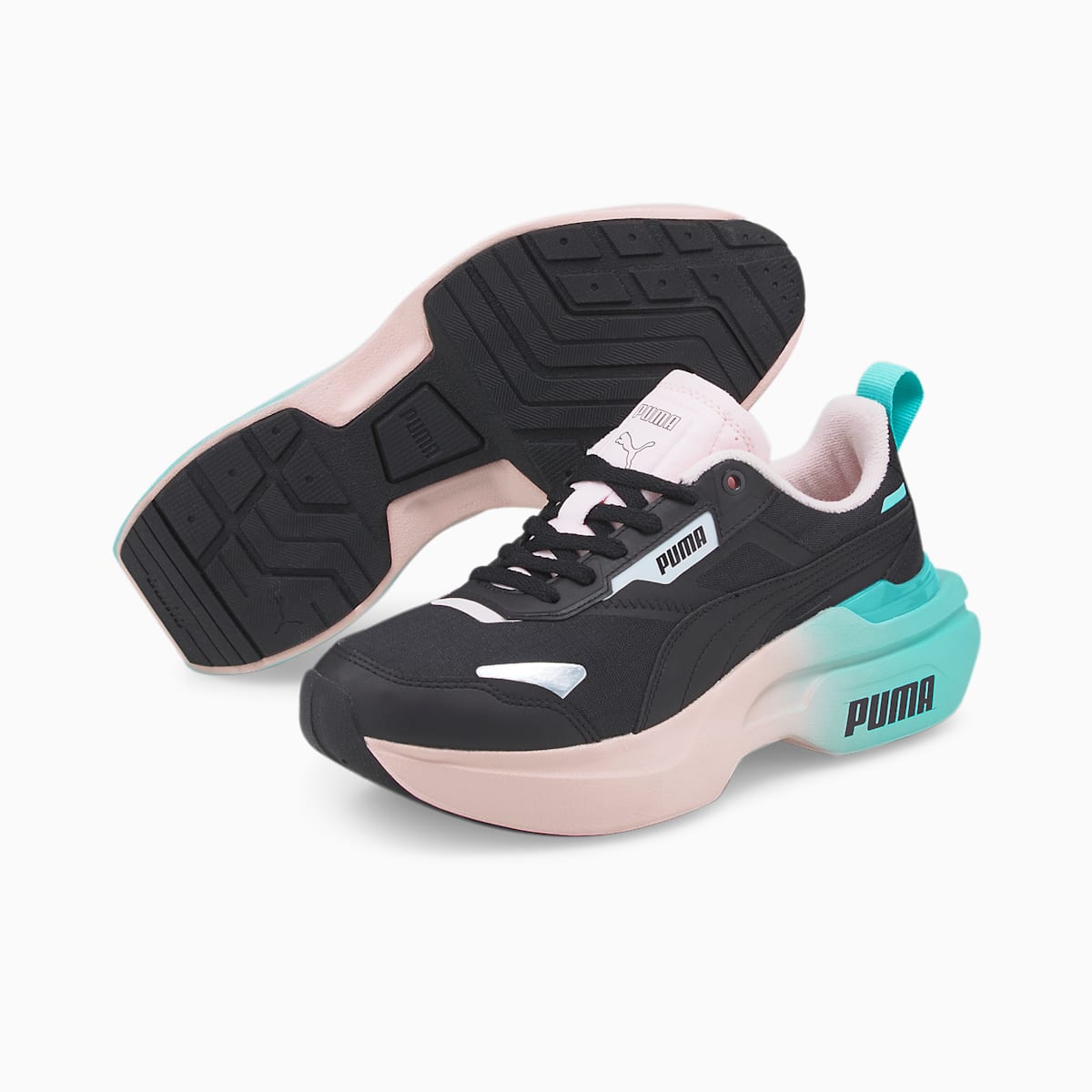 Dámské Tenisky Puma Kosmo Rider Gradient Černé/Světle Tyrkysové | PU8415-A81