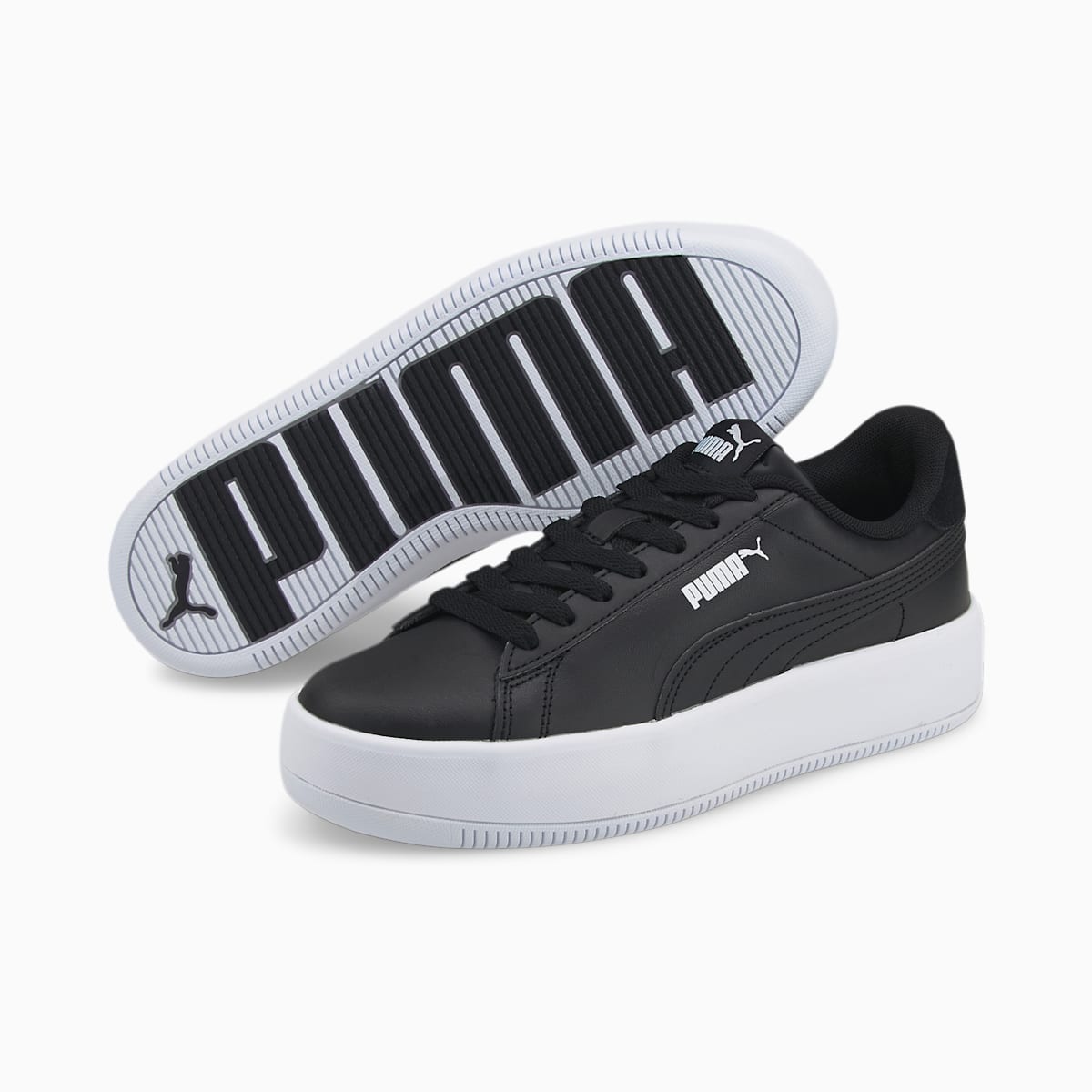 Dámské Tenisky Puma Lily Platform Laced Černé/Bílé | PU4569-Y29