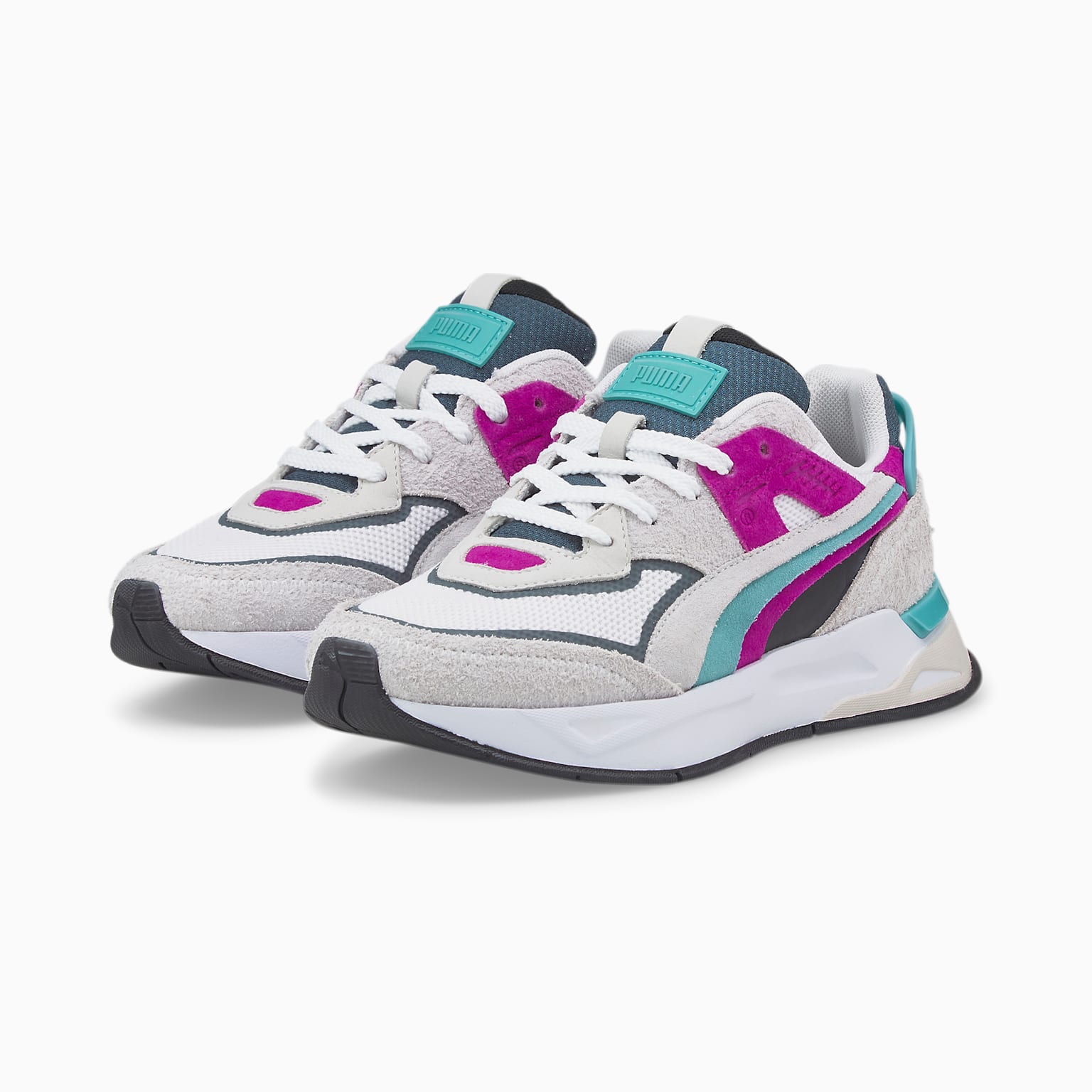 Dámské Tenisky Puma Mirage Sport Layers Bílé/Tmavě Fialové | PU7042-P01