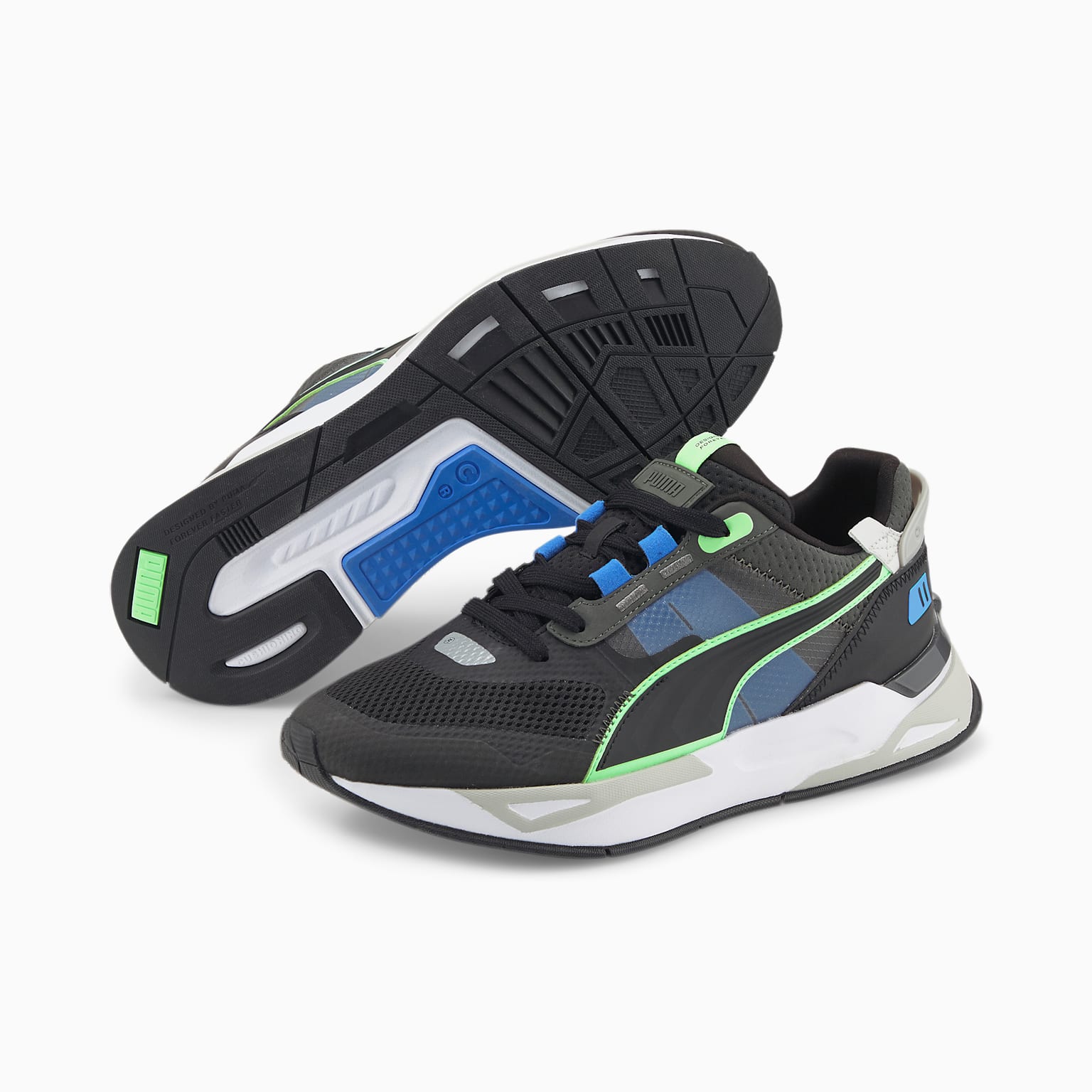 Dámské Tenisky Puma Mirage Sport Tech Tmavě Šedé/Černé/Zelene | PU0312-Q65