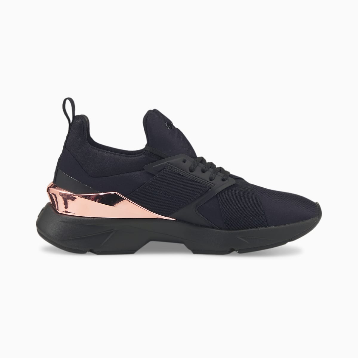 Dámské Tenisky Puma Muse X5 Metal Černé/Růžové Zlaté | PU3451-K09