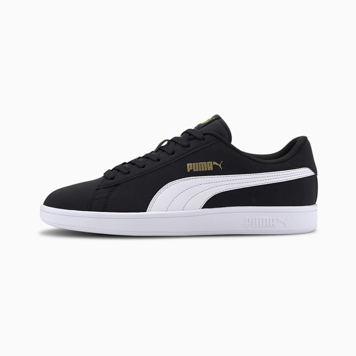 Dámské Tenisky Puma PUMA Smash v2 Buck Černé/Bílé/Zlaté | PU4358-P89