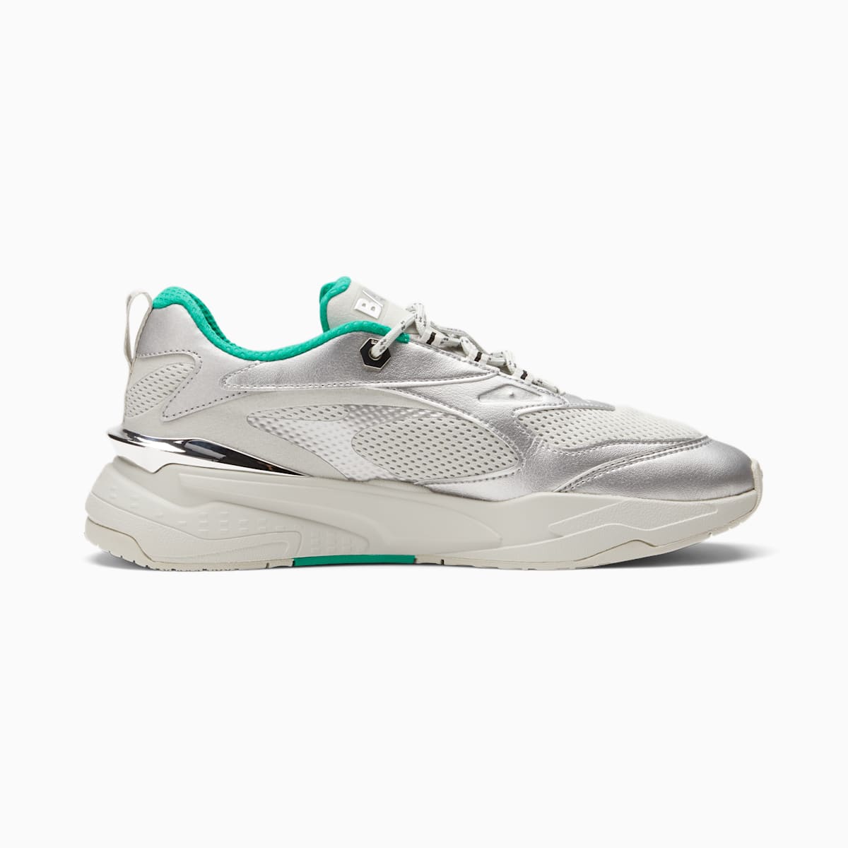 Dámské Tenisky Puma PUMA x BALR. RS-Fast Stříbrné/Šedé/Bílé/Černé/Zelene | PU3804-T87