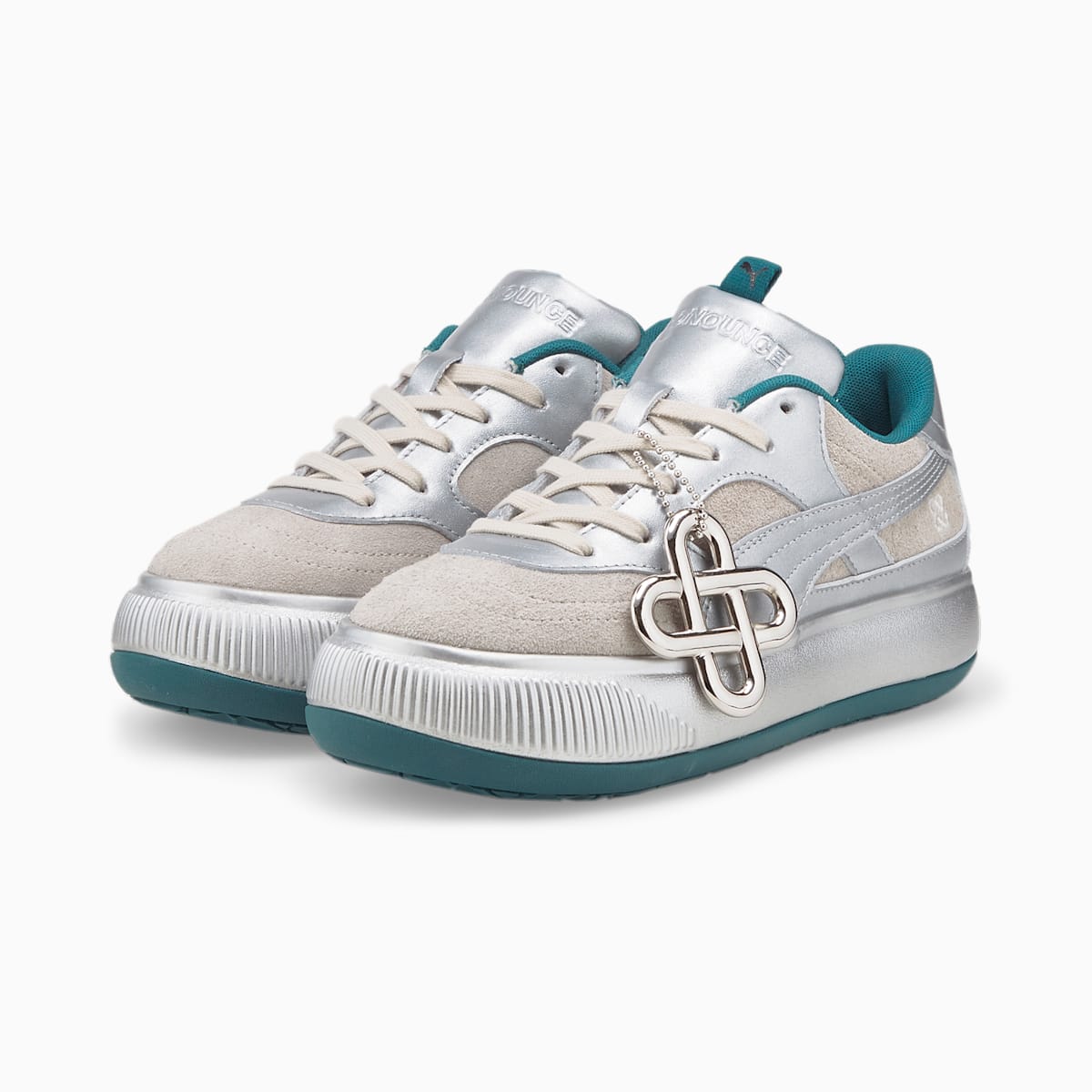 Dámské Tenisky Puma PUMA x PRONOUNCE Suede Mayu 2 Stříbrné/Fialové | PU5904-N02