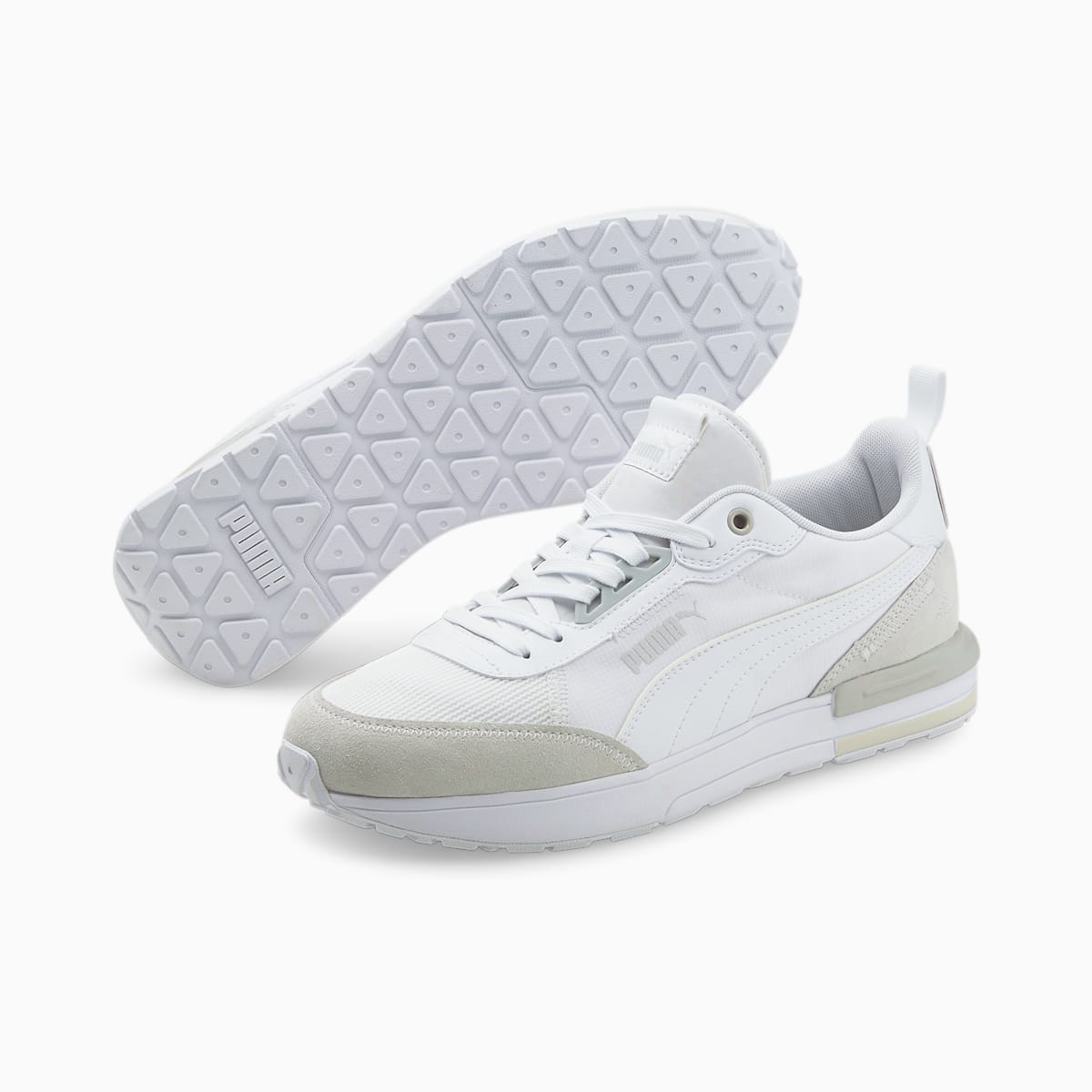 Dámské Tenisky Puma R22 Bílé/Šedé Fialové | PU3751-G86