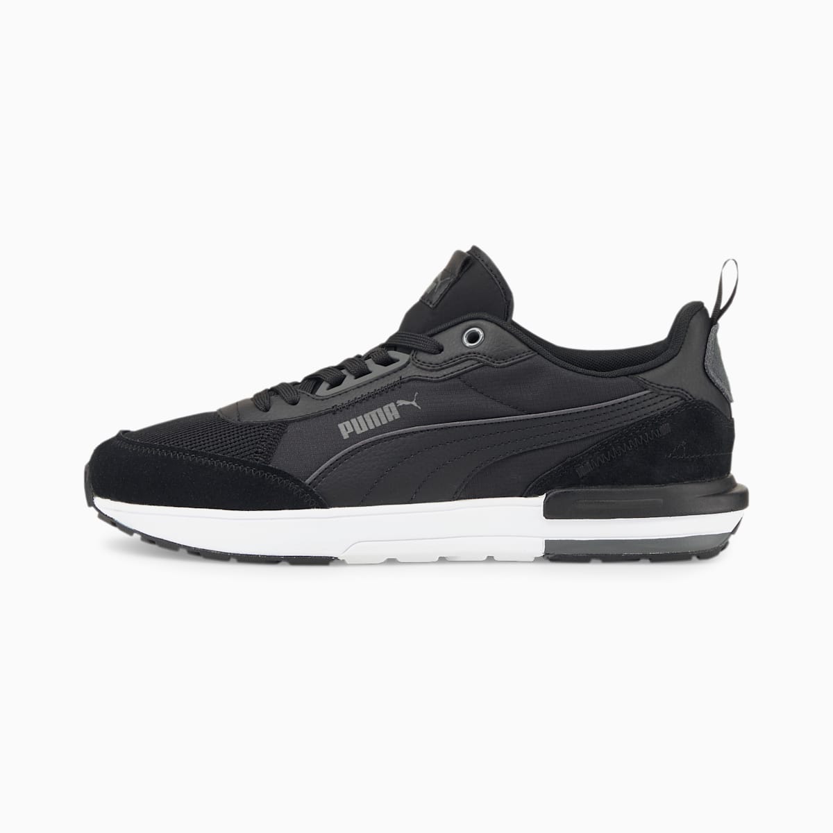 Dámské Tenisky Puma R22 Černé/Tmavě Šedé/Bílé | PU7905-H04