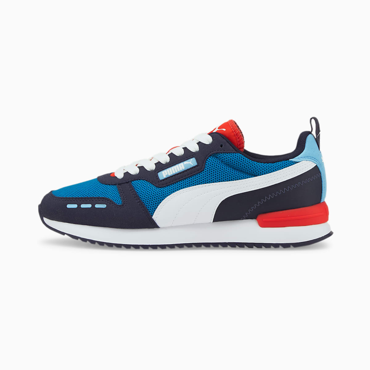 Dámské Tenisky Puma R78 Runner Blankyt/Bílé/Tmavě Blankyt/Červené | PU6738-Y15