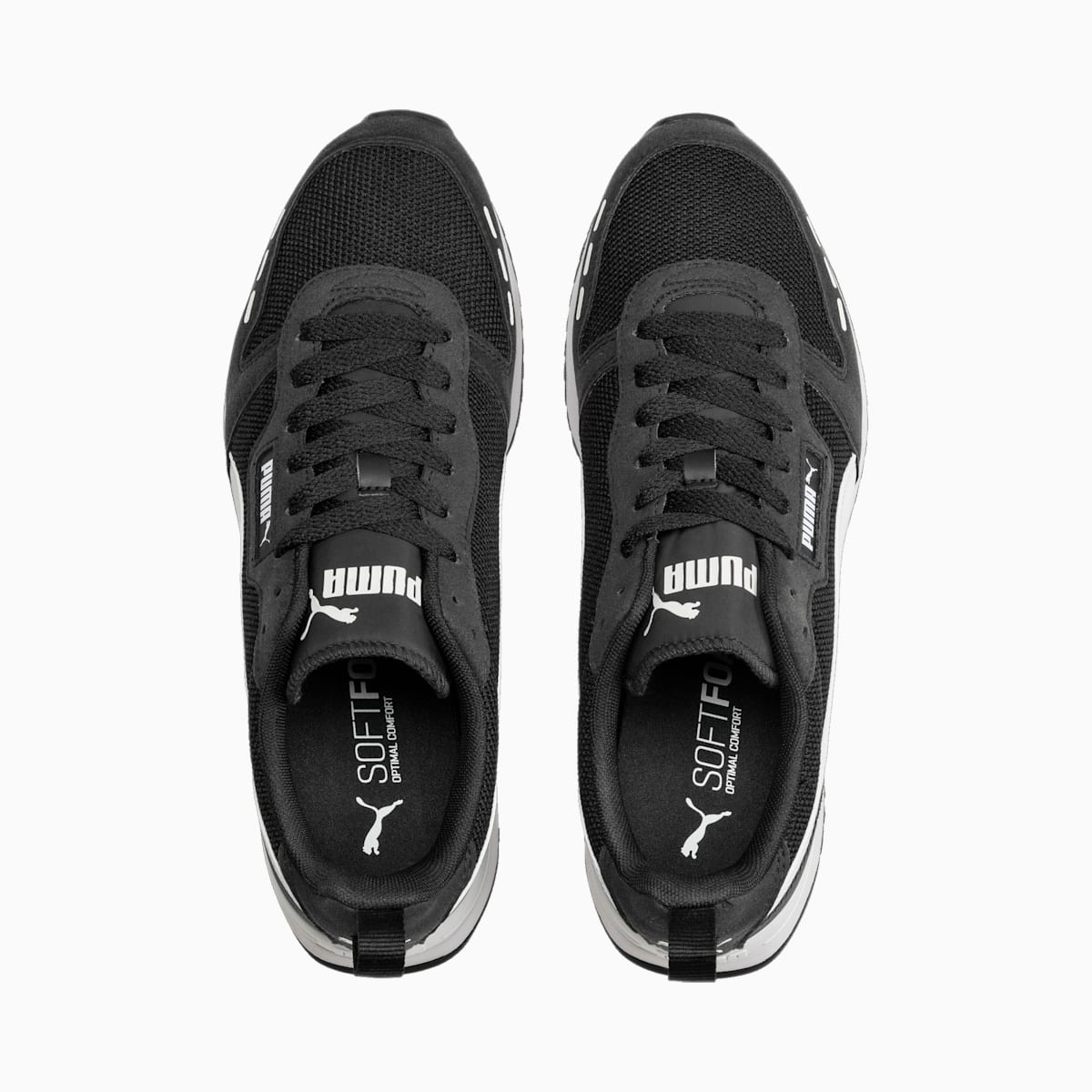 Dámské Tenisky Puma R78 Runner Černé/Bílé | PU6834-E62