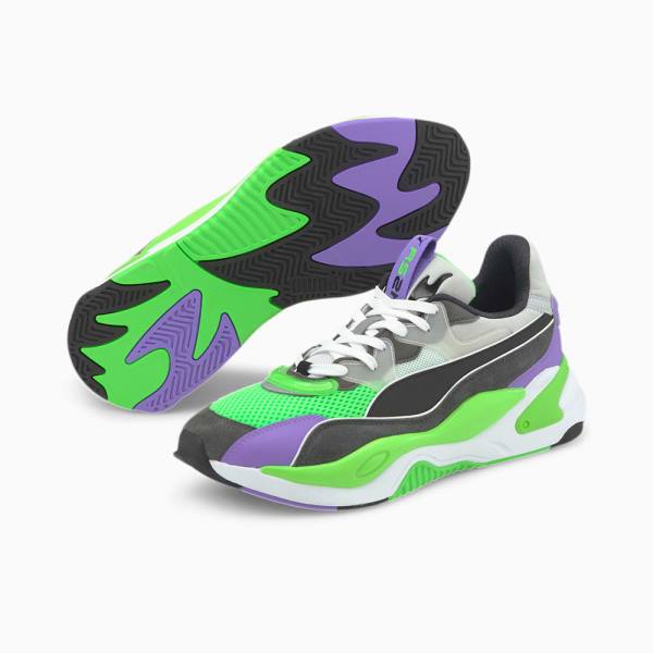 Dámské Tenisky Puma RS-2K Internet Exploring Šedé/Zelene | PU1698-Y18