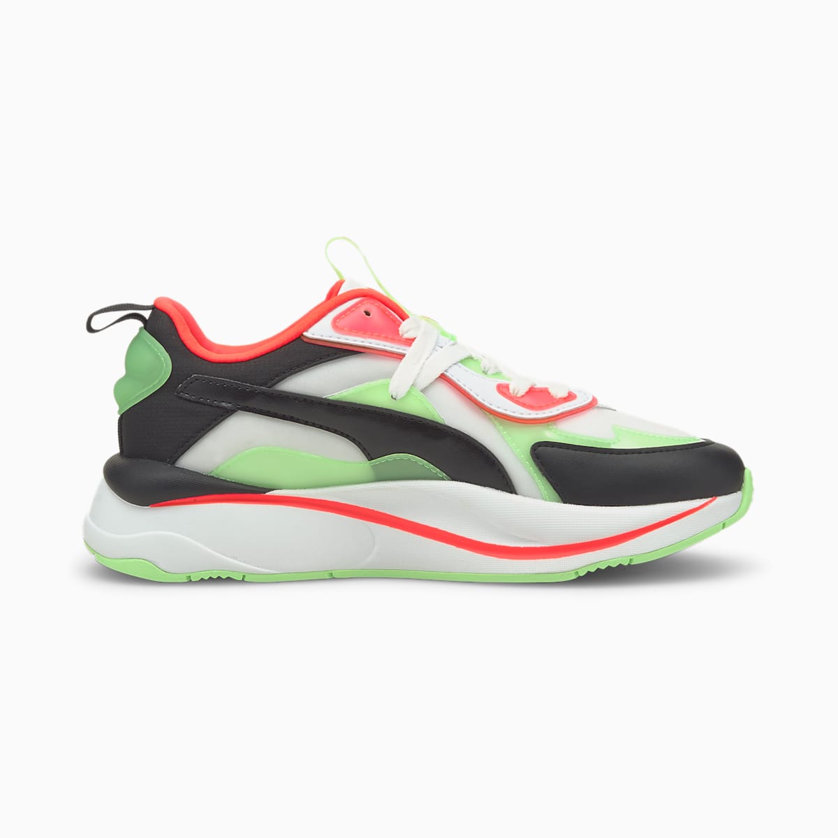 Dámské Tenisky Puma RS-Curve City Lights Bílé/Zelene | PU3061-P07