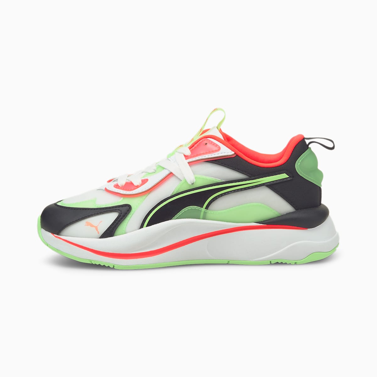 Dámské Tenisky Puma RS-Curve City Lights Bílé/Zelene | PU3061-P07