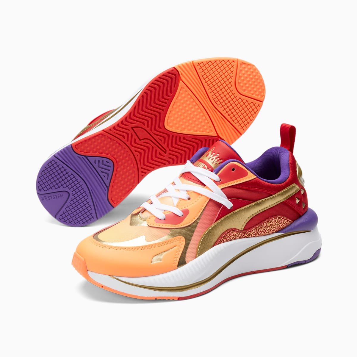 Dámské Tenisky Puma RS-Curve I Am Brave Zlaté/Červené | PU5840-W49