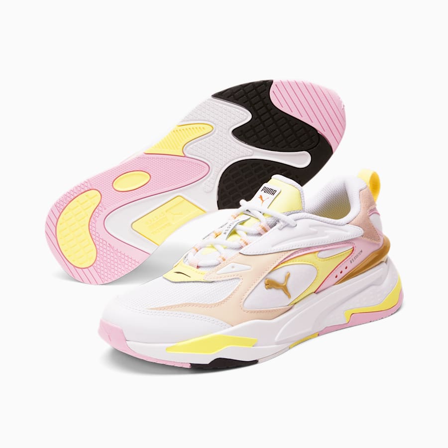 Dámské Tenisky Puma RS-Fast Mix Gold Bílé/Zlaté | PU6932-J60