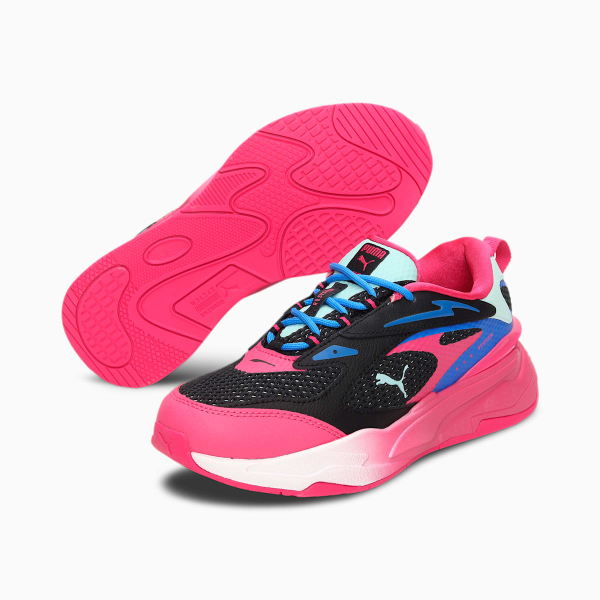 Dámské Tenisky Puma RS-Fast Surveillance Černé/Fialové/Blankyt | PU5830-G12