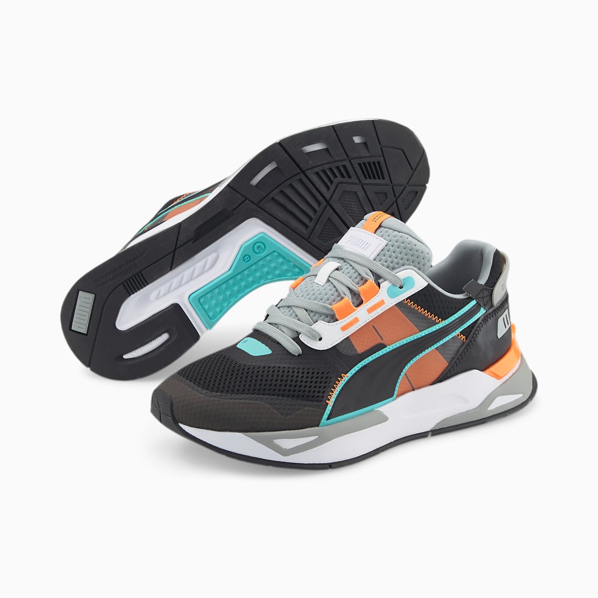 Dámské Tenisky Puma RS-Fast Unmarked Černé/Světle Tyrkysové | PU4862-B41