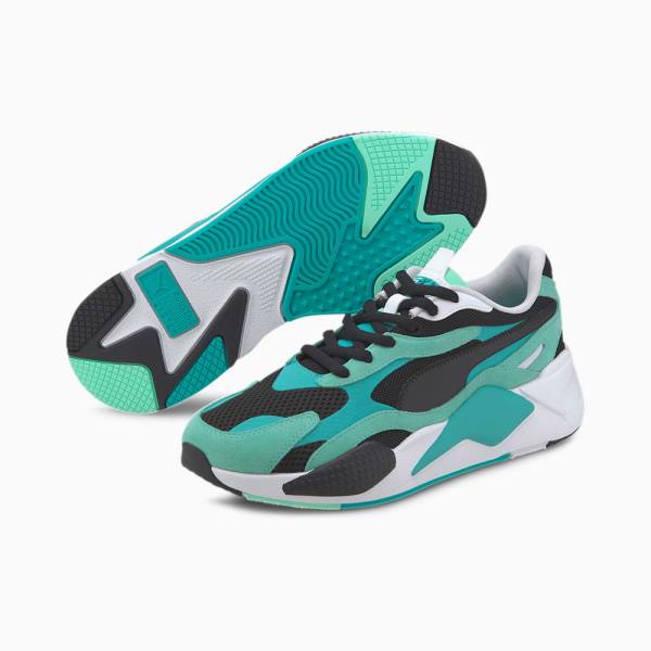 Dámské Tenisky Puma RS-X3 Super Zelene/Černé | PU3164-B10