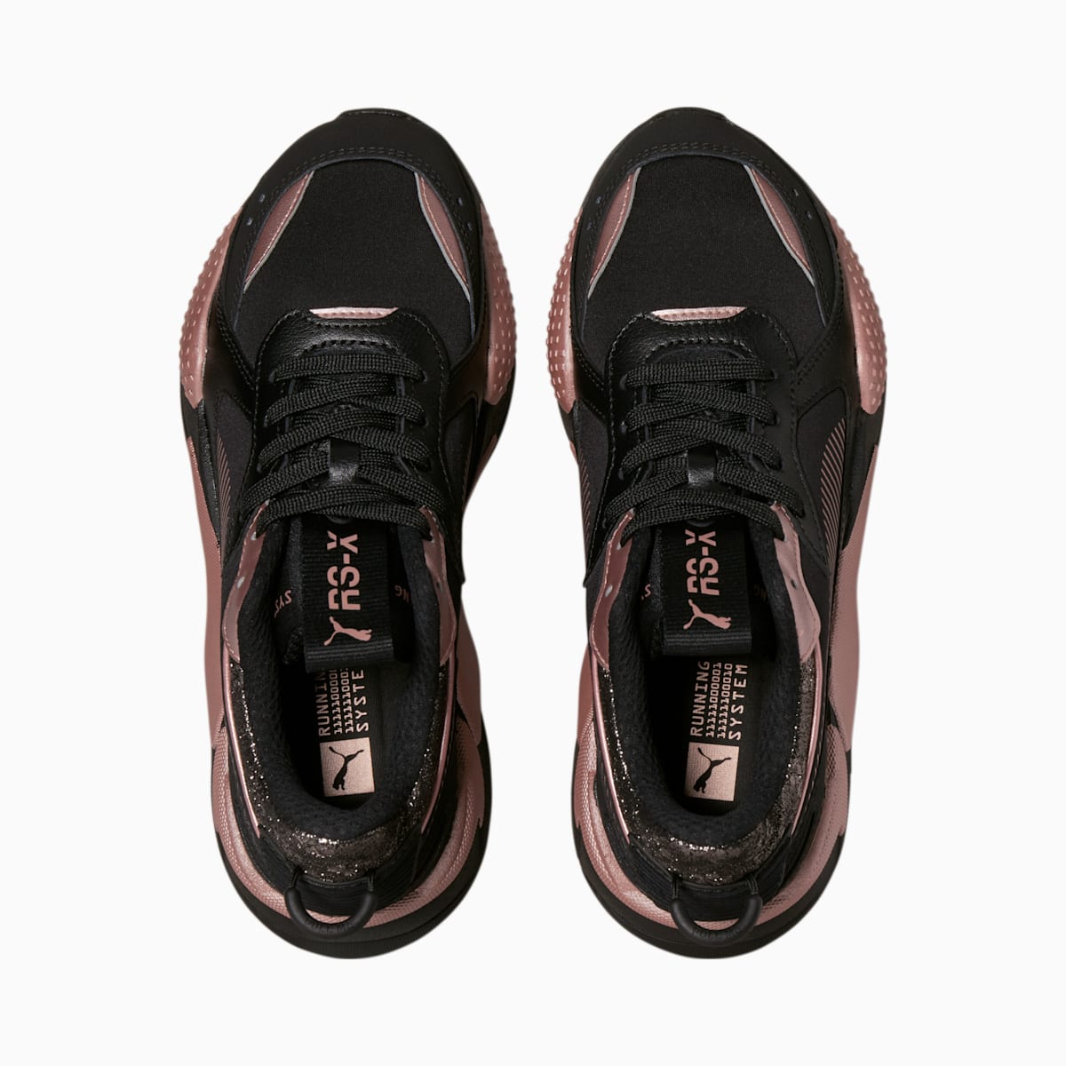 Dámské Tenisky Puma RS-X Black Rose Černé/Růžové Zlaté | PU5643-F31