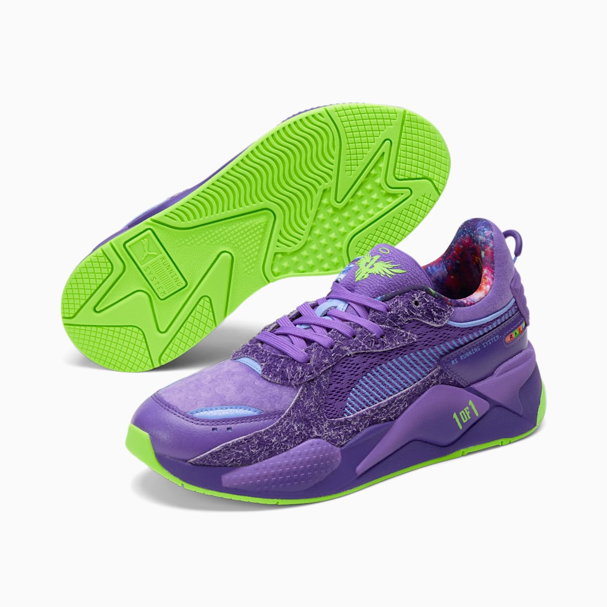 Dámské Tenisky Puma RS-X Galaxy Fialové/Zelene | PU0389-P25