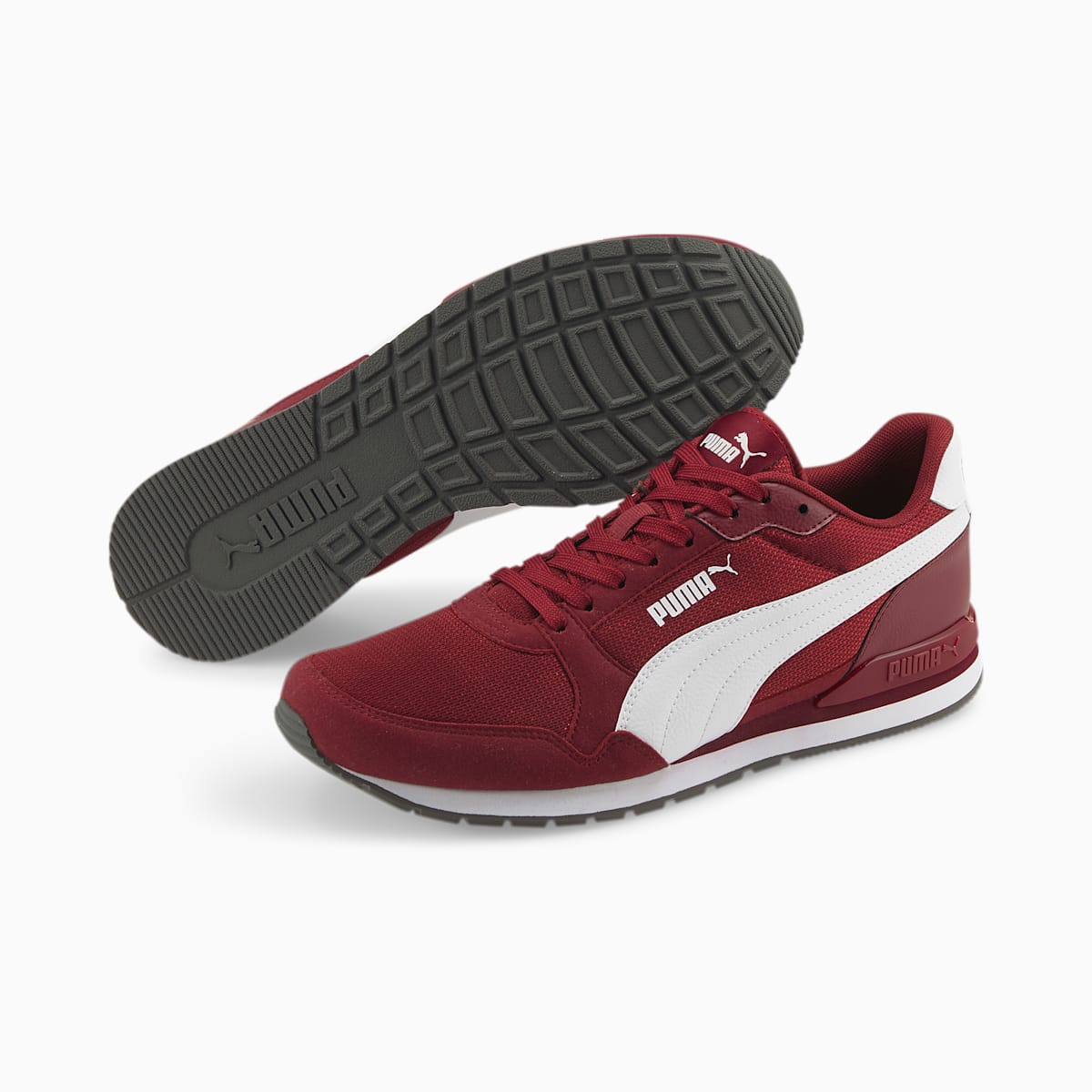 Dámské Tenisky Puma ST Runner v3 Mesh Tmavě Hnědé/Bílé | PU8540-C71