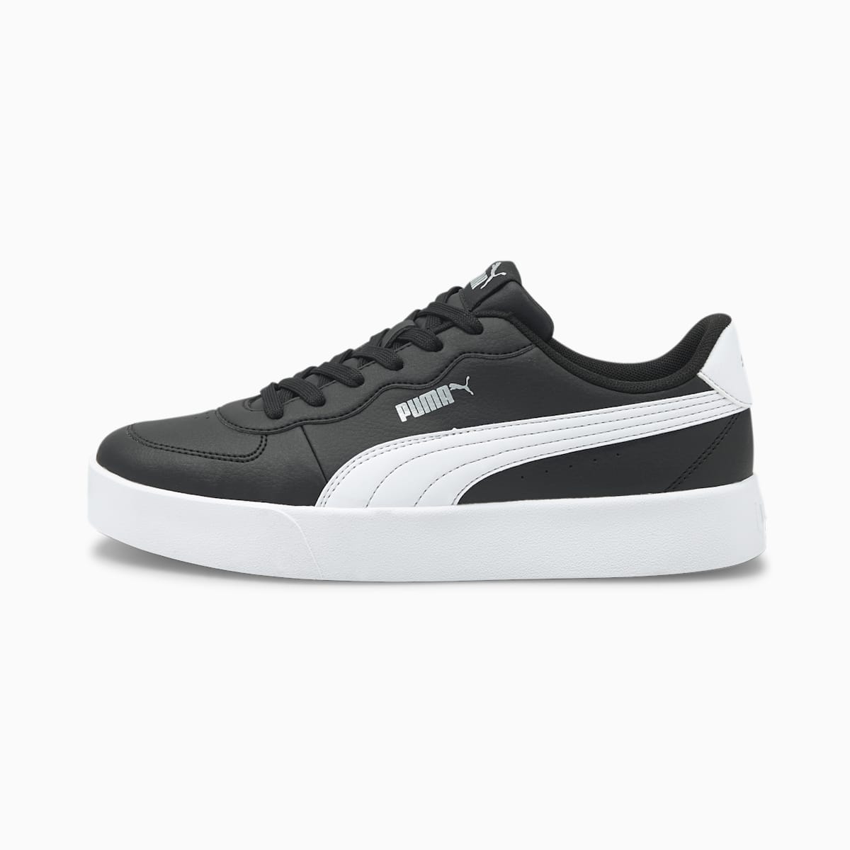 Dámské Tenisky Puma Skye Clean Černé/Bílé/Stříbrné | PU9612-D64