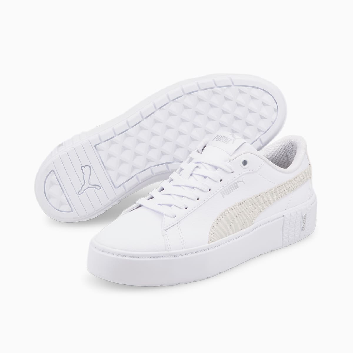 Dámské Tenisky Puma Smash Platform v2 Tiger Bílé | PU1246-H82