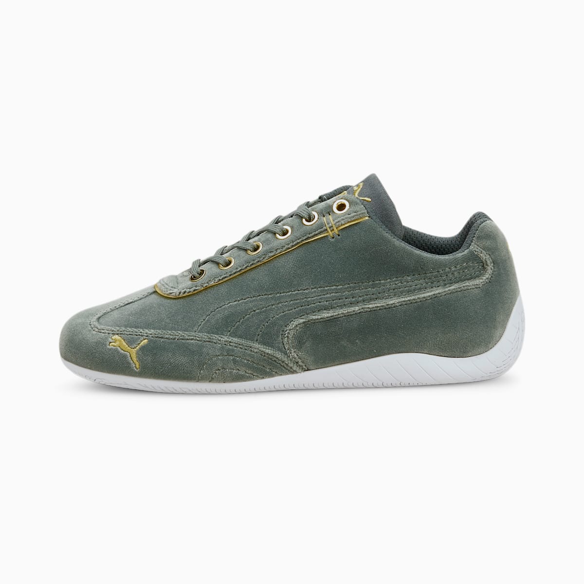 Dámské Tenisky Puma Speedcat Velvet Zelene/Zlaté | PU1423-H43