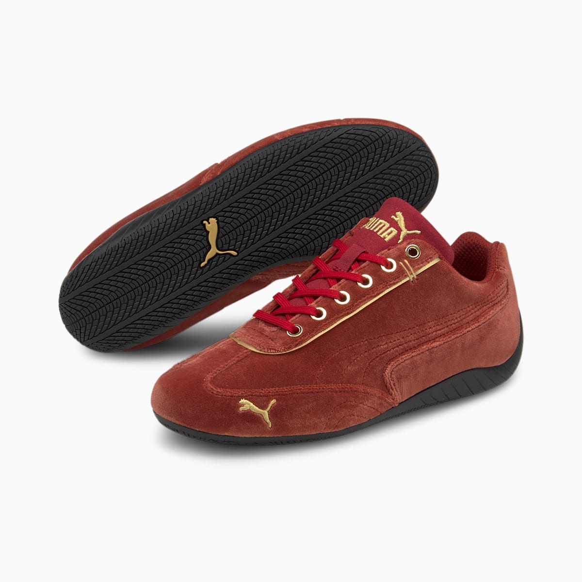 Dámské Tenisky Puma Speedcat Velvet Červené/Zlaté | PU2891-K14