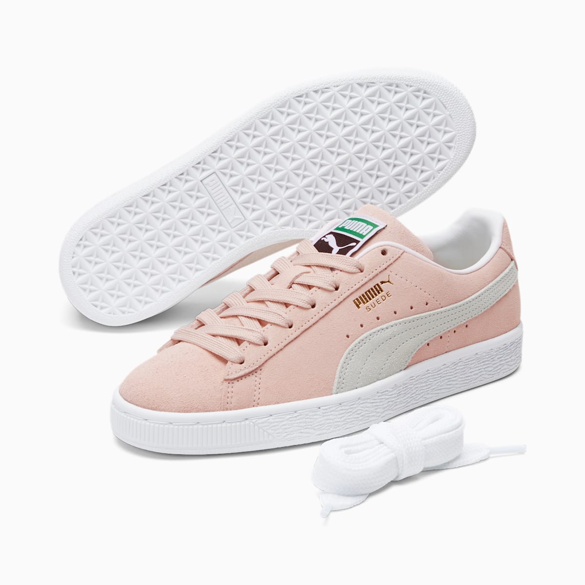 Dámské Tenisky Puma Suede Classic XXI Meruňka / Bílé | PU0128-L01