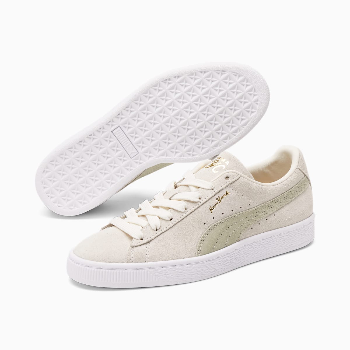 Dámské Tenisky Puma Suede Classic XXI NYC Béžový/Zlaté | PU5389-C25