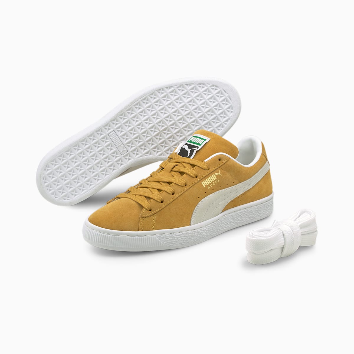 Dámské Tenisky Puma Suede Classic XXI Oranžové Hořčice/Bílé | PU1908-L76