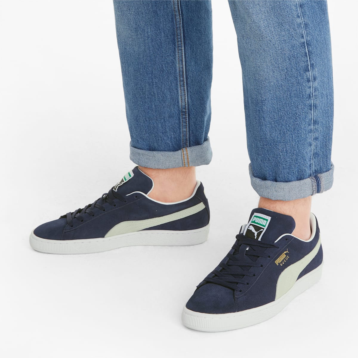 Dámské Tenisky Puma Suede Classic XXI Tmavě Blankyt/Bílé | PU9510-M03