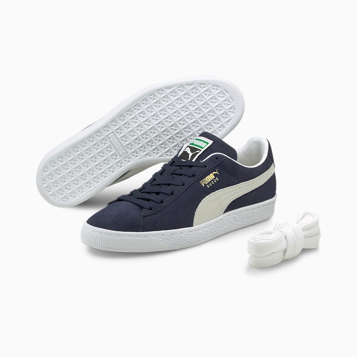 Dámské Tenisky Puma Suede Classic XXI Tmavě Blankyt/Bílé | PU9510-M03