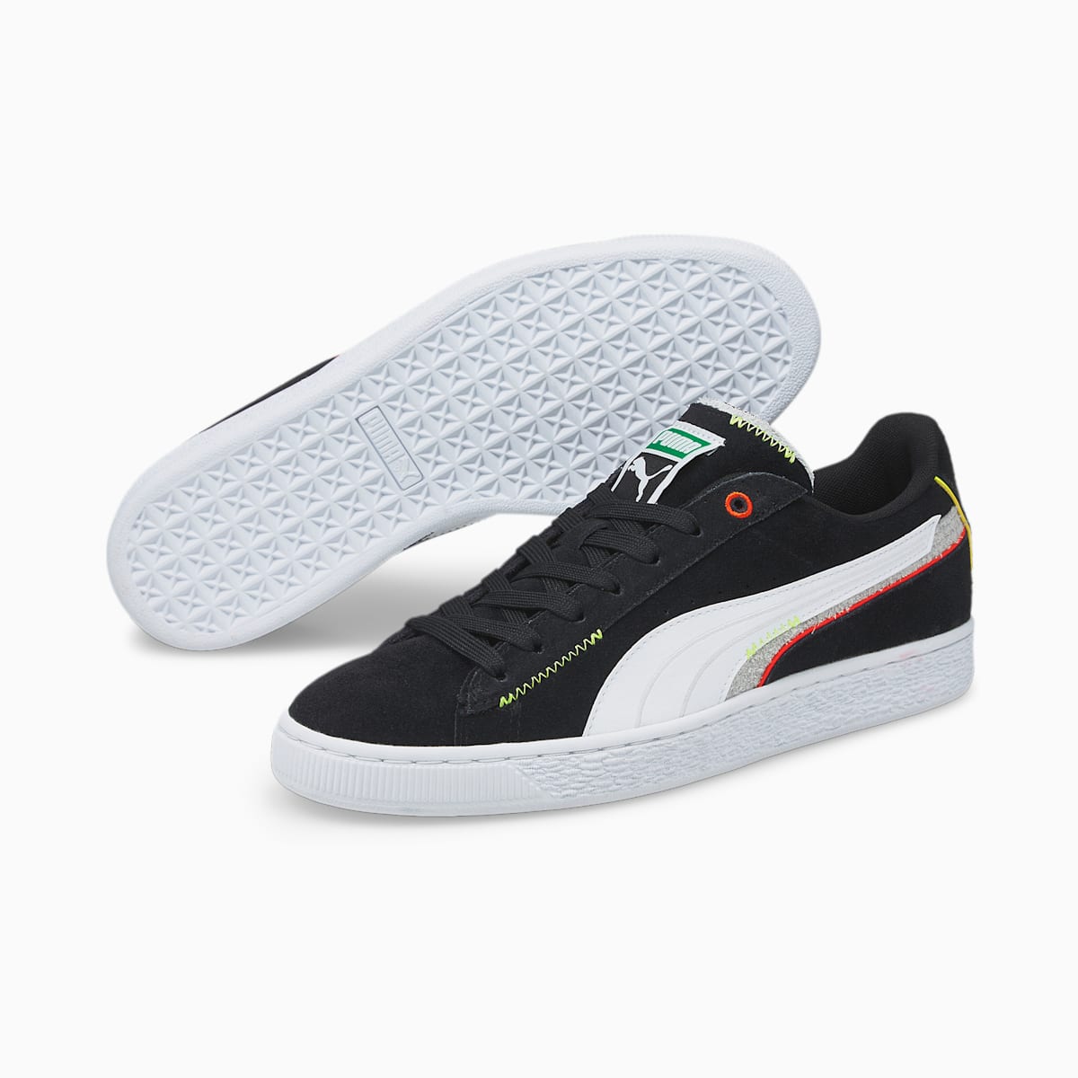 Dámské Tenisky Puma Suede Displaced Černé/Bílé | PU6943-A16