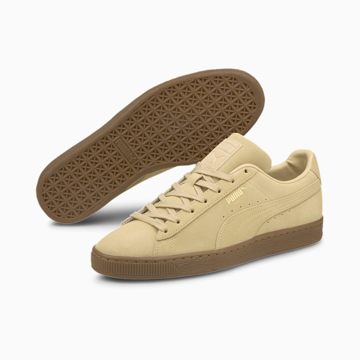 Dámské Tenisky Puma Suede Gum Hnědé | PU4852-P45