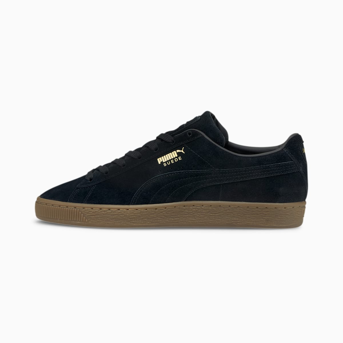 Dámské Tenisky Puma Suede Gum Černé | PU7649-E48