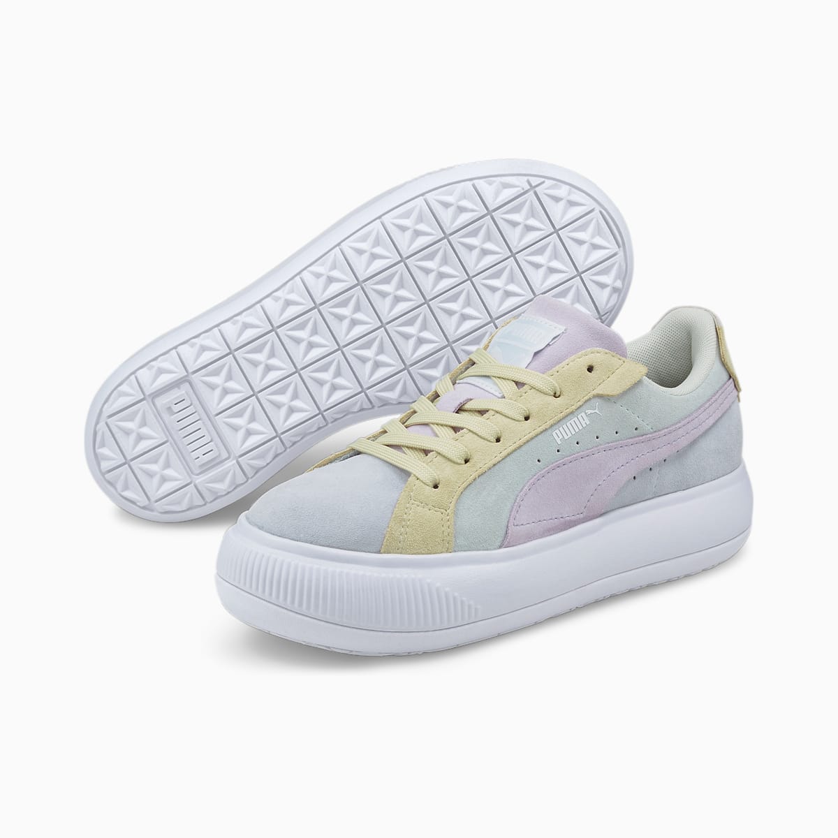 Dámské Tenisky Puma Suede Mayu Raw Bílé | PU8190-B26