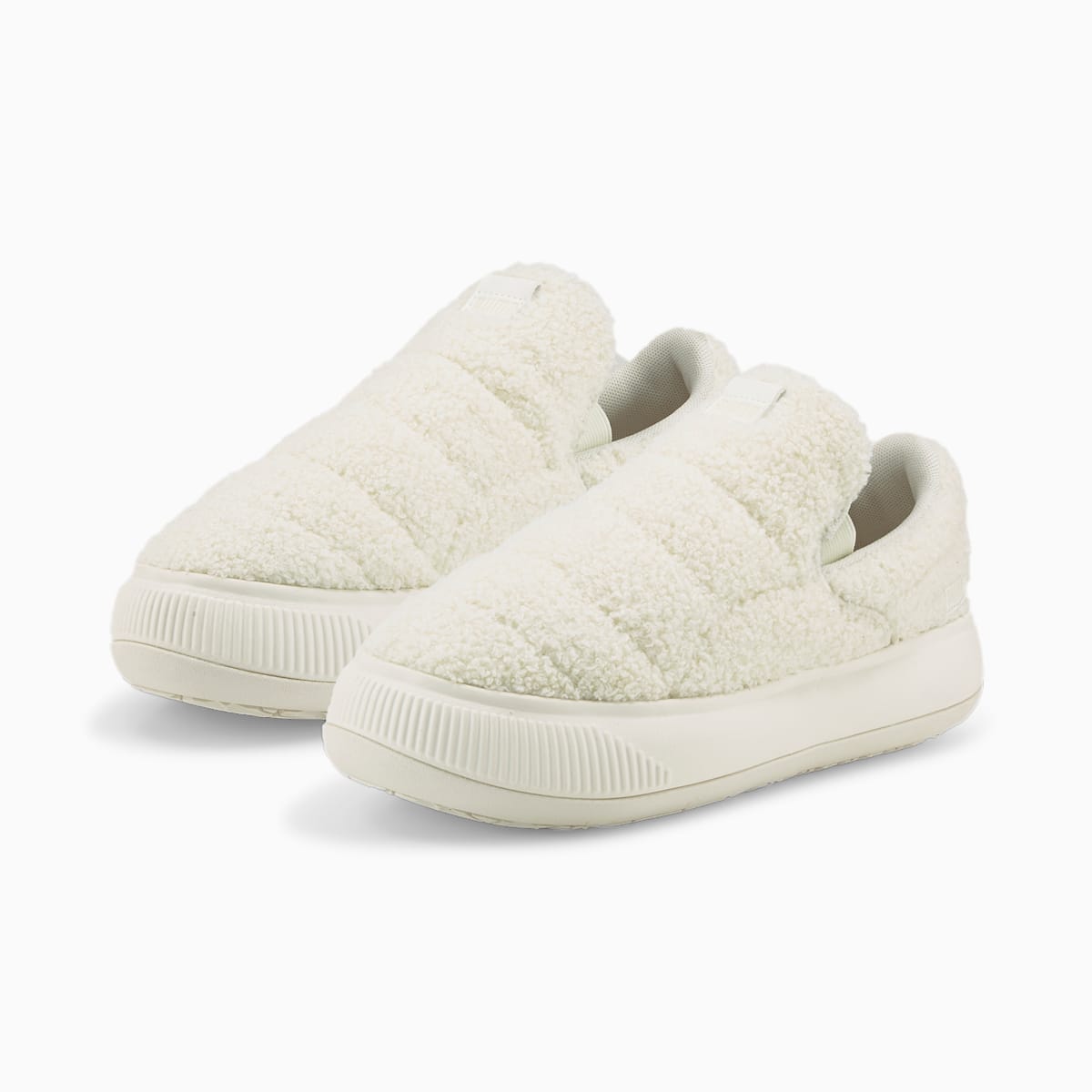 Dámské Tenisky Puma Suede Mayu Slip-On Teddy Béžový | PU0743-Z46