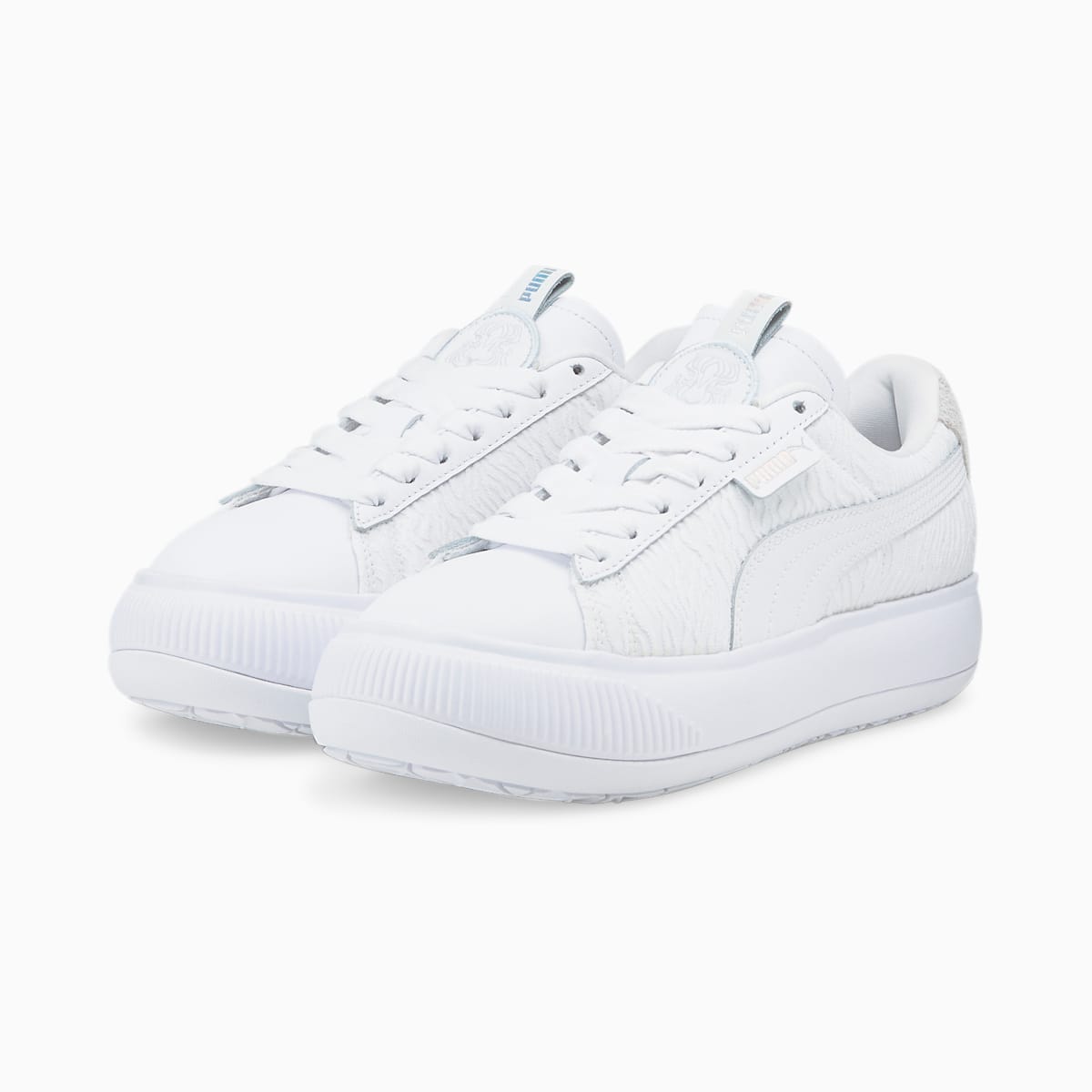 Dámské Tenisky Puma Suede Mayu Snow Tiger Bílé | PU7832-T78