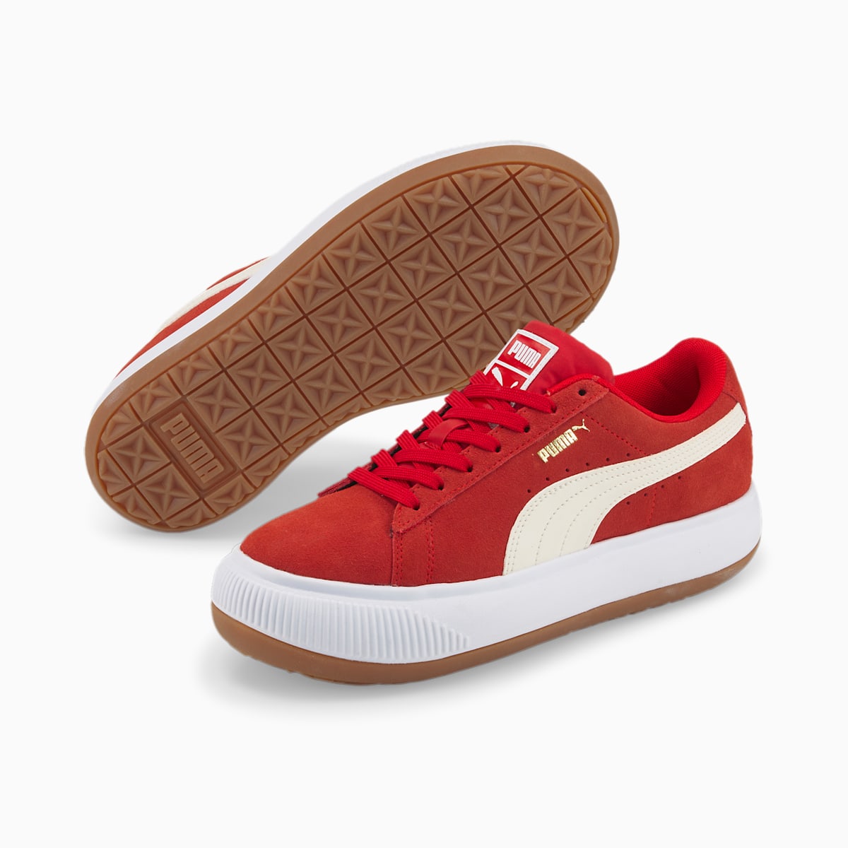 Dámské Tenisky Puma Suede Mayu Červené/Bílé | PU5148-G76