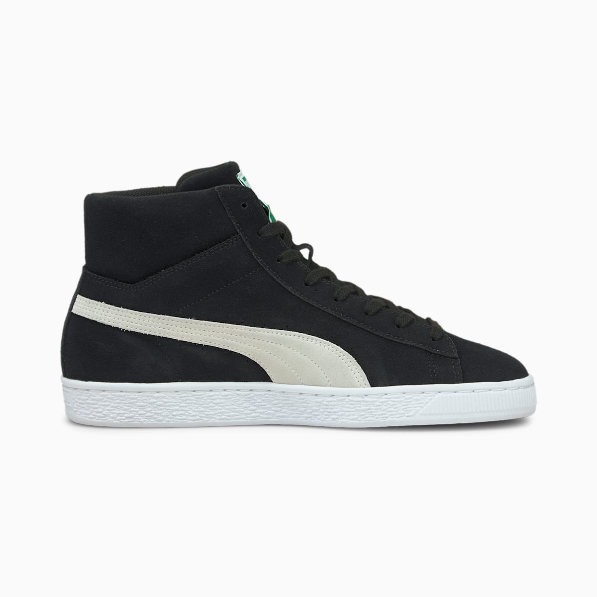 Dámské Tenisky Puma Suede Mid XXI Černé/Bílé/Zelene | PU1230-Z34