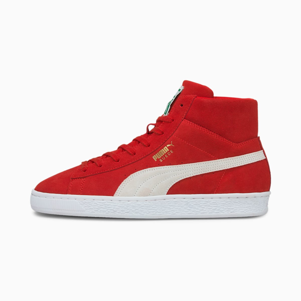 Dámské Tenisky Puma Suede Mid XXI Červené/Bílé | PU6153-M89