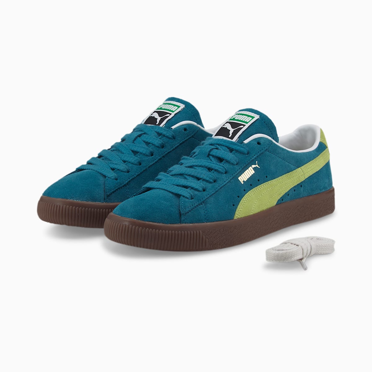 Dámské Tenisky Puma Suede VTG Blankyt Koralove/Žluté | PU6109-E89