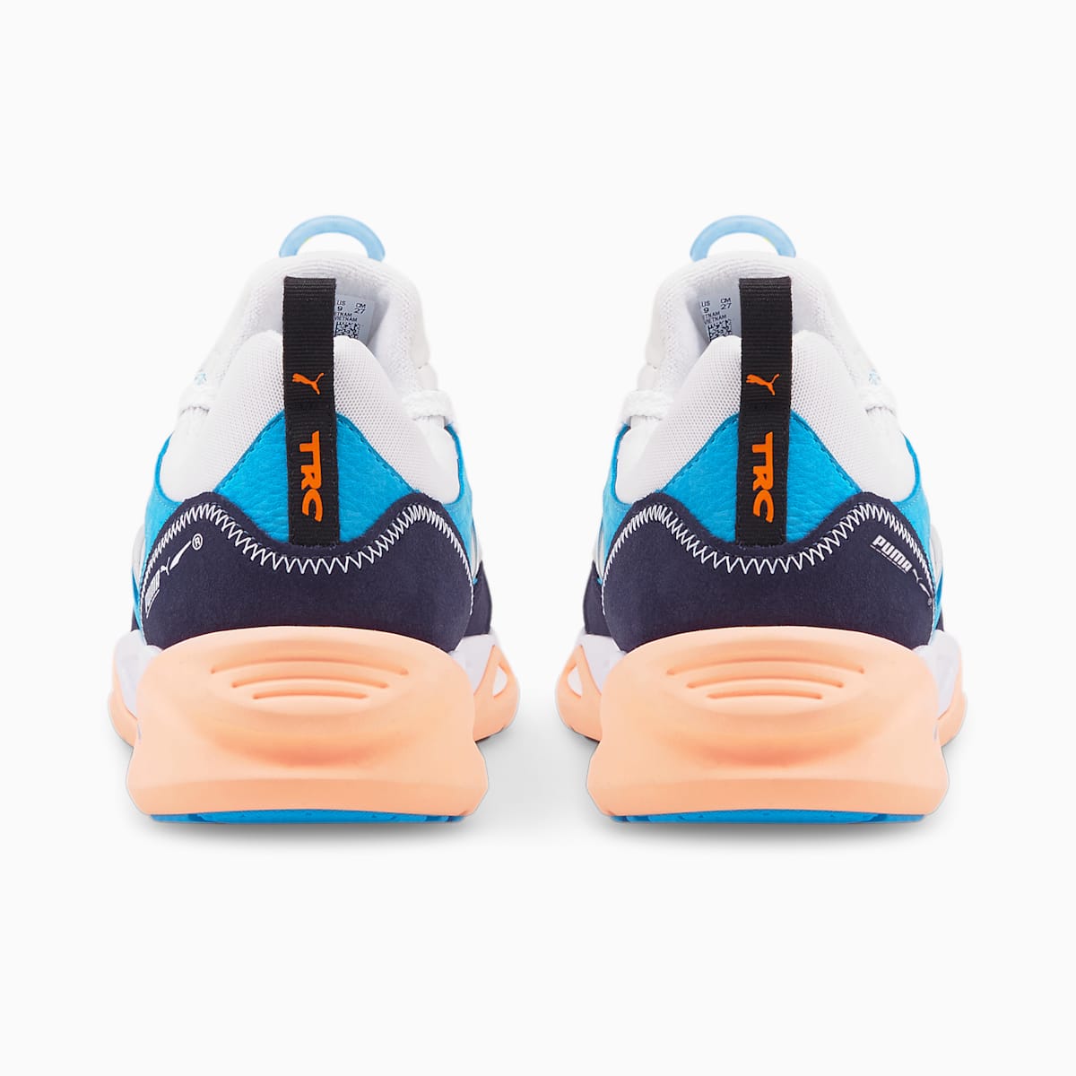 Dámské Tenisky Puma TRC Blaze The Triangle Bílé/Tmavě Blankyt/Oranžové | PU3749-X71