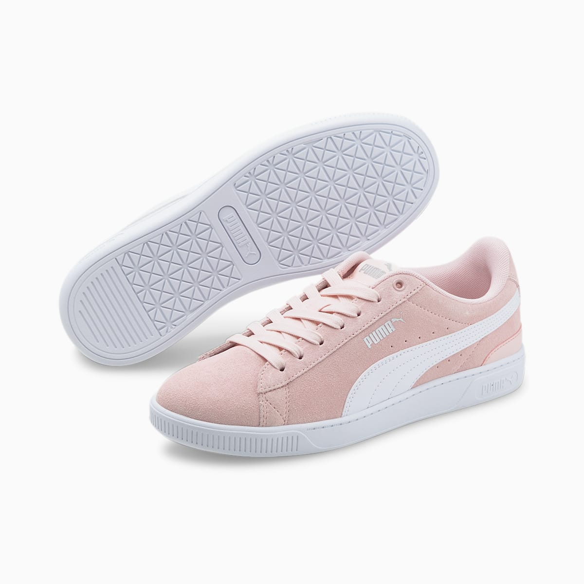 Dámské Tenisky Puma Vikky V3 Růžové/Bílé/Stříbrné | PU2135-L67