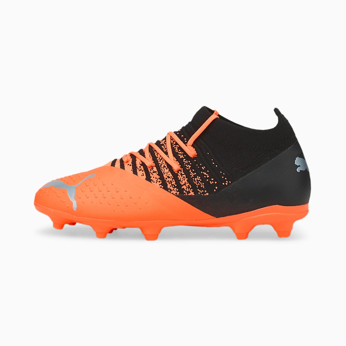 Dívčí Kopačky Puma FUTURE Z 3.3 FG/AG JR Stříbrné/Černé | PU1863-X45