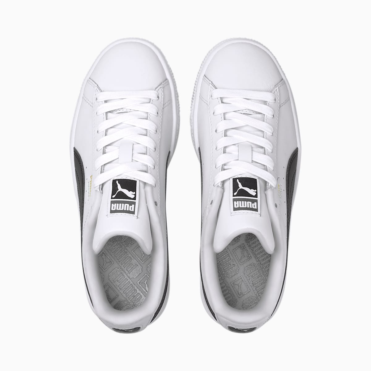 Dívčí Tenisky Puma Basket Classic XXI JR Bílé/Černé | PU7396-N01