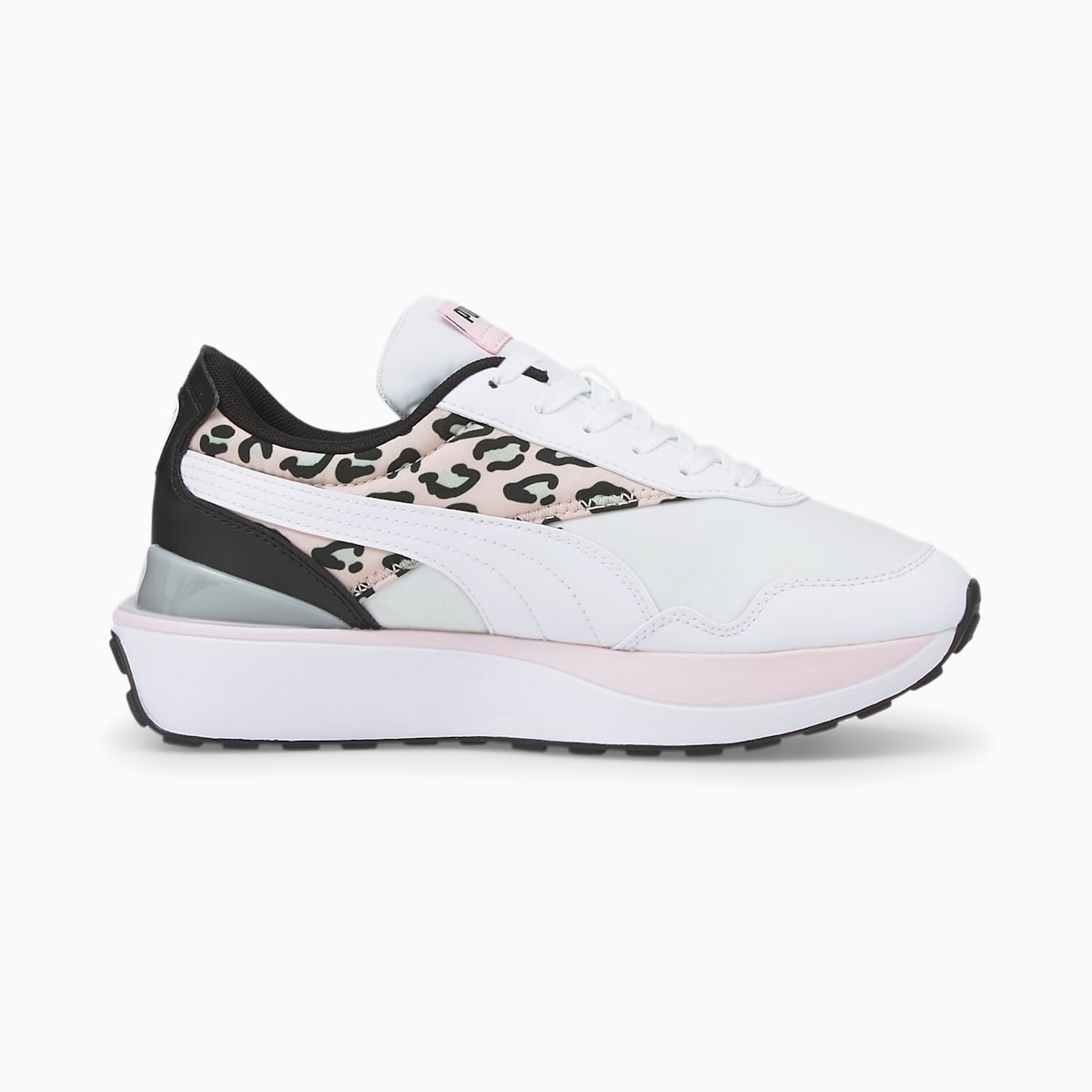 Dívčí Tenisky Puma Cruise Rider Summer Roar JR Bílé/Růžové/Černé | PU3640-E10