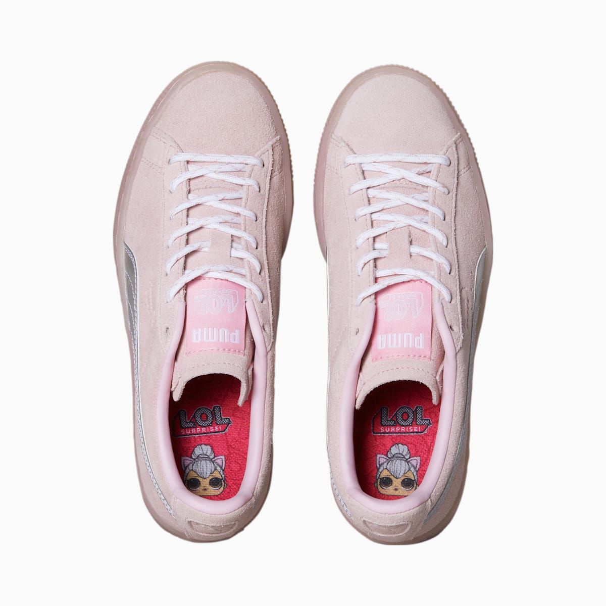 Dívčí Tenisky Puma PUMA x L.O.L. Surprise! Suede Kitty Queen JR Růžové | PU6907-Q10