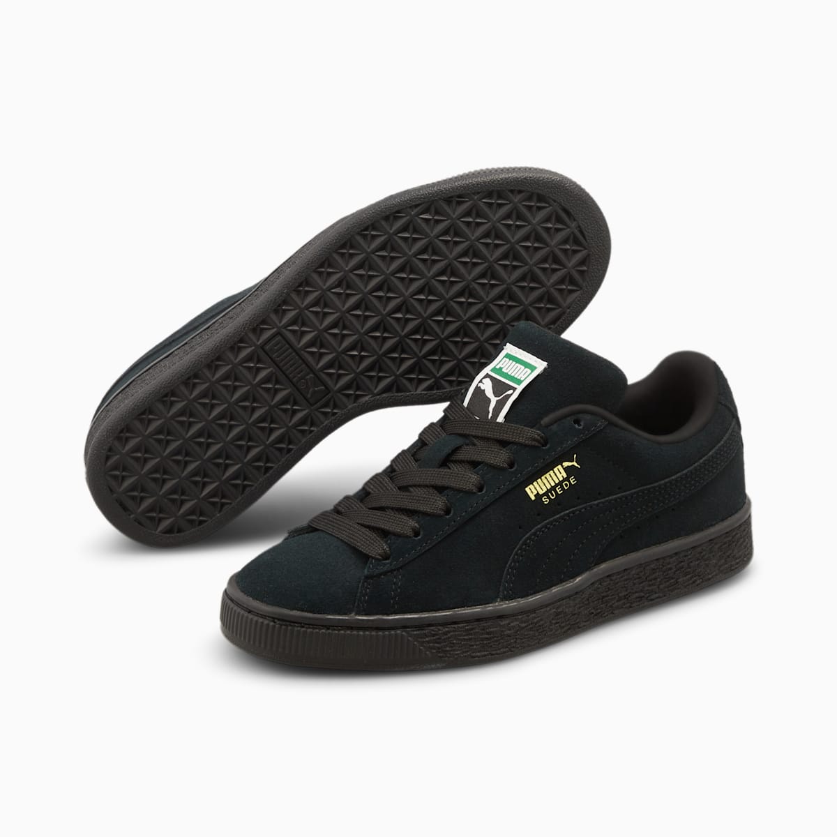 Dívčí Tenisky Puma Suede Classic XXI JR Černé | PU9273-Z48