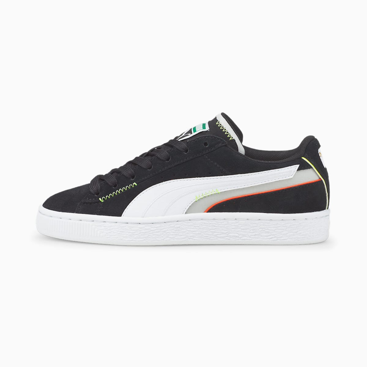 Dívčí Tenisky Puma Suede Displaced JR Černé/Bílé | PU3648-M13